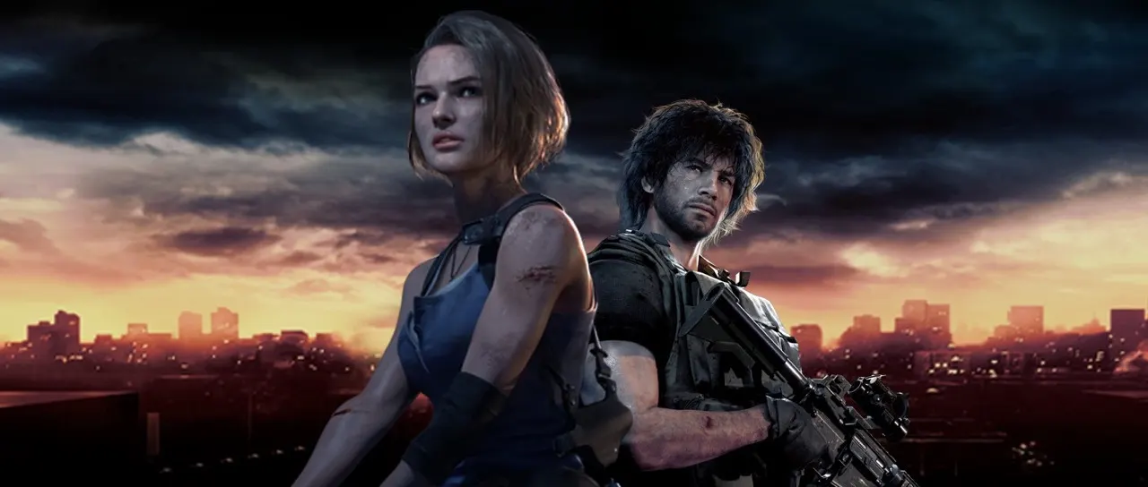 Official key art for the Resident Evil 3 remake